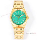 New! Swiss Clone Breitling Chronomat 36 BLS Ultra-slim 2824 Rouleaux 'Bullet' Watch Emerald Green Dial